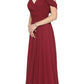 Juliet 676 Cold-Shoulder Formal A-line Dress