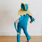 Jade Blue and Gold Dragon Costume