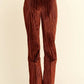 Davi & Dani Elastic Waist Knit Flare Pants - Farnelli