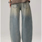Men's Vintage Wash Wide Leg Jeans - Farnelli