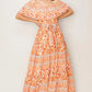 HYFVE Floral Off-Shoulder Tie Front Maxi Dress - Farnelli