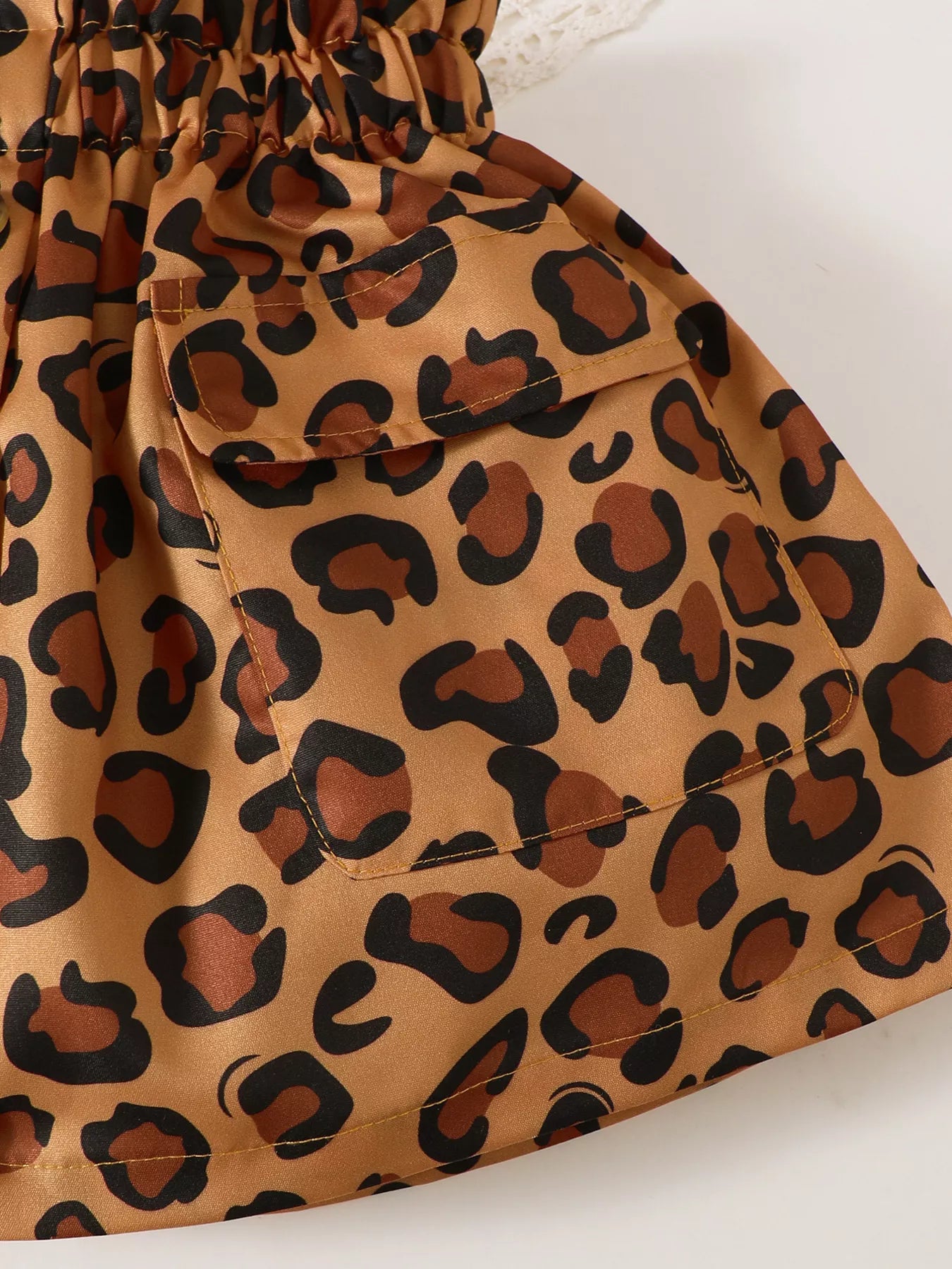 Children's Leopard Graphic Tee & Skirt Set - Farnelli