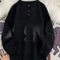 Men's Button Detail Long Sleeve Sweater - Farnelli