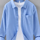 Men's Plus Size Button Up Long Sleeve Shirt - Farnelli