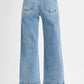 RISEN Full Size High Rise Crop Wide Leg Jeans Plus Size - Farnelli