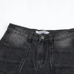 Men's Wide Leg Cargo Pocket Vintage Washed Jeans - Farnelli
