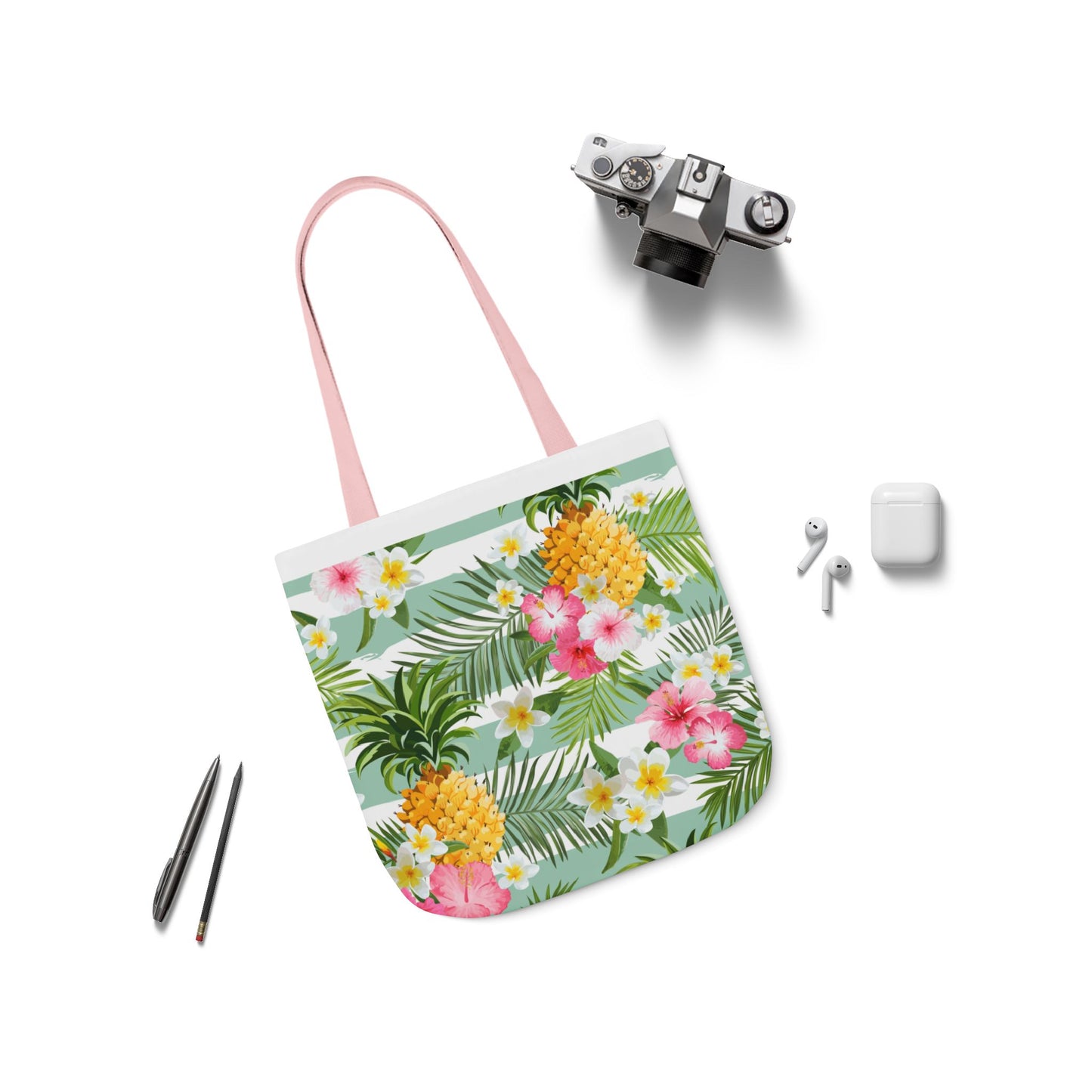 Tropical Canvas Tote Bag