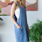 Heimish Full Size Ribbed Sleeveless Mini Tank Dress Plus Size - Farnelli