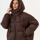 Dark Chocolate Insulated Bio-Down Jacket