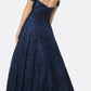 Juliet 692 Long Embroidered Lace Ball Gown Dress With Arm Band