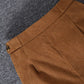 Children's Ruffle Trim Ribbed Top & Corduroy Pants Set - Farnelli