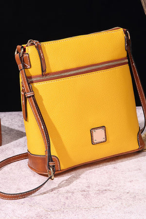 PU Leather Crossbody Bag - Farnelli