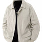 Men's Plus Size Zip Up Long Sleeve Jacket - Farnelli