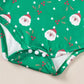 Children's Christmas Bodysuit and Overall Dress Set with Headband - Farnelli