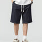 Men's Plus Size Drawstring Denim Shorts - Farnelli