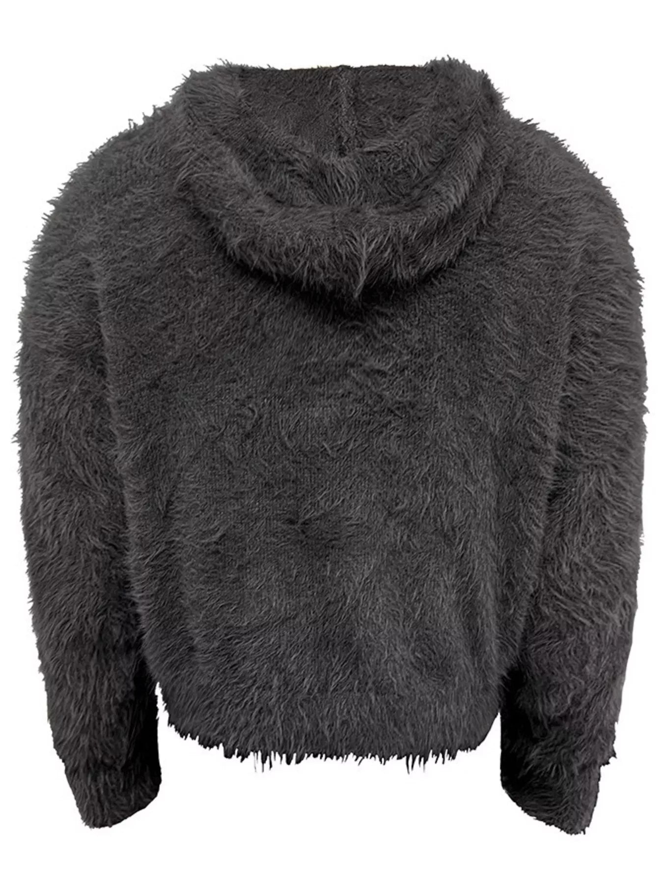 Men's Cozy Faux Fur Quarter-Zip Sweater - Farnelli