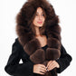 Genuine Alaska® Outerwear Company polar fox fur hooded virgin wool coat