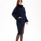 Genuine Mink Fur Virgin Wool Coat