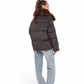 Elisa Genuine Polar Fox Fur Cashmere Effect Down Coat