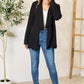 Heimish Full Size Open Front Long Sleeve Blazer - Farnelli
