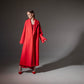 Chester Premium  Wool Cashmere Coat in Sicily Red