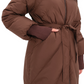 Genuine Fur Trim Down Fill Coat