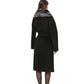 Genuine Silver Fox Cashmere Blend Coat