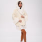 Pre-Order. Re-Stock Ships September 2026. Genuine Polar Fox Fur Wool Hooded Coat