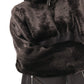 Hooded Eco-Suede Coat
