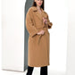 Monique Tailored Cashmere Wool Blend Coat in Bluff