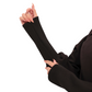 Miru Cashmere Wool Blend Overcoat in Black