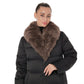 Genuine Polar Fox Fur Down Fill Parka