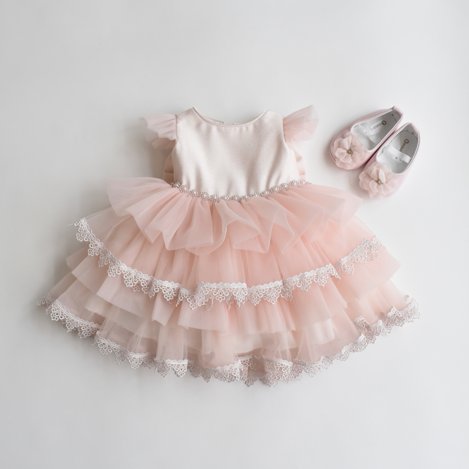 Baby Eva's Frilly Dress-0