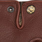 Diego (brown) - Italian gloves made of American deerskin leather with rabbit fur lining