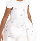 Blue Hearts Girls Formal Dress-2