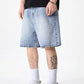 Men's Wide Leg Denim Shorts - Farnelli