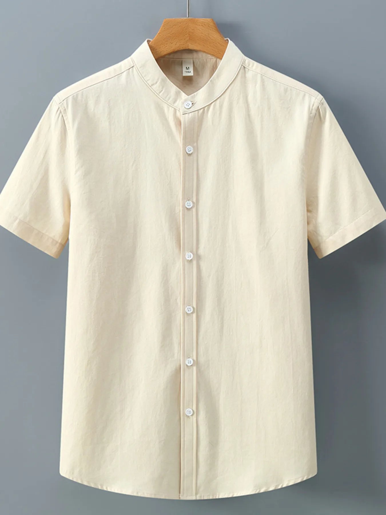 Men's Plus Size Button Up Short Sleeve Shirt - Farnelli