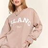 And The Why Washed Milano Pullover Sweatshirt - TAUPE