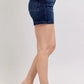 Judy Blue Full Size High Waist Back Flap Pocket Denim Shorts Plus Size - Farnelli