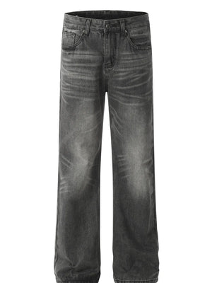 Men's Vintage Washed Straight Leg Jeans - Farnelli