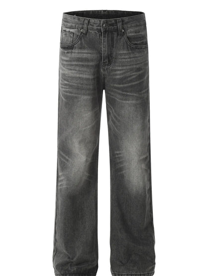 Men's Vintage Washed Straight Leg Jeans - Farnelli