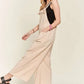 ADORA Knotted Wide Strap Wide Leg Overalls - Farnelli