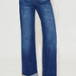 RISEN Full Size Tummy Control High Rise Wide Leg Cuffed Jeans Plus Size - Farnelli