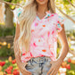 Quincy Floral Patchwork Flutter Sleeve Blouse - Farnelli