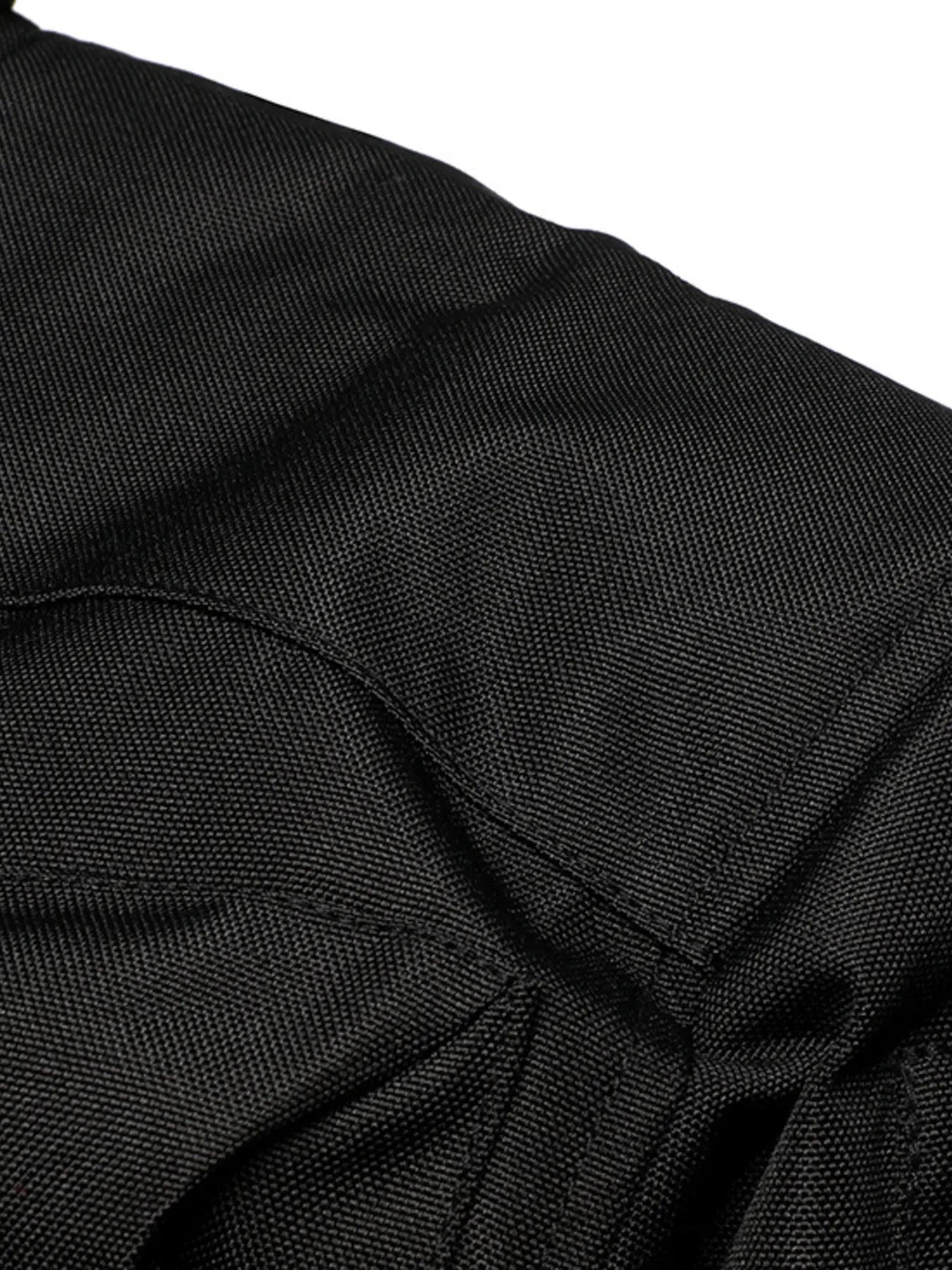 Men's Full Size Multi Buckle Water-Resistant Jacket Plus Size - Farnelli