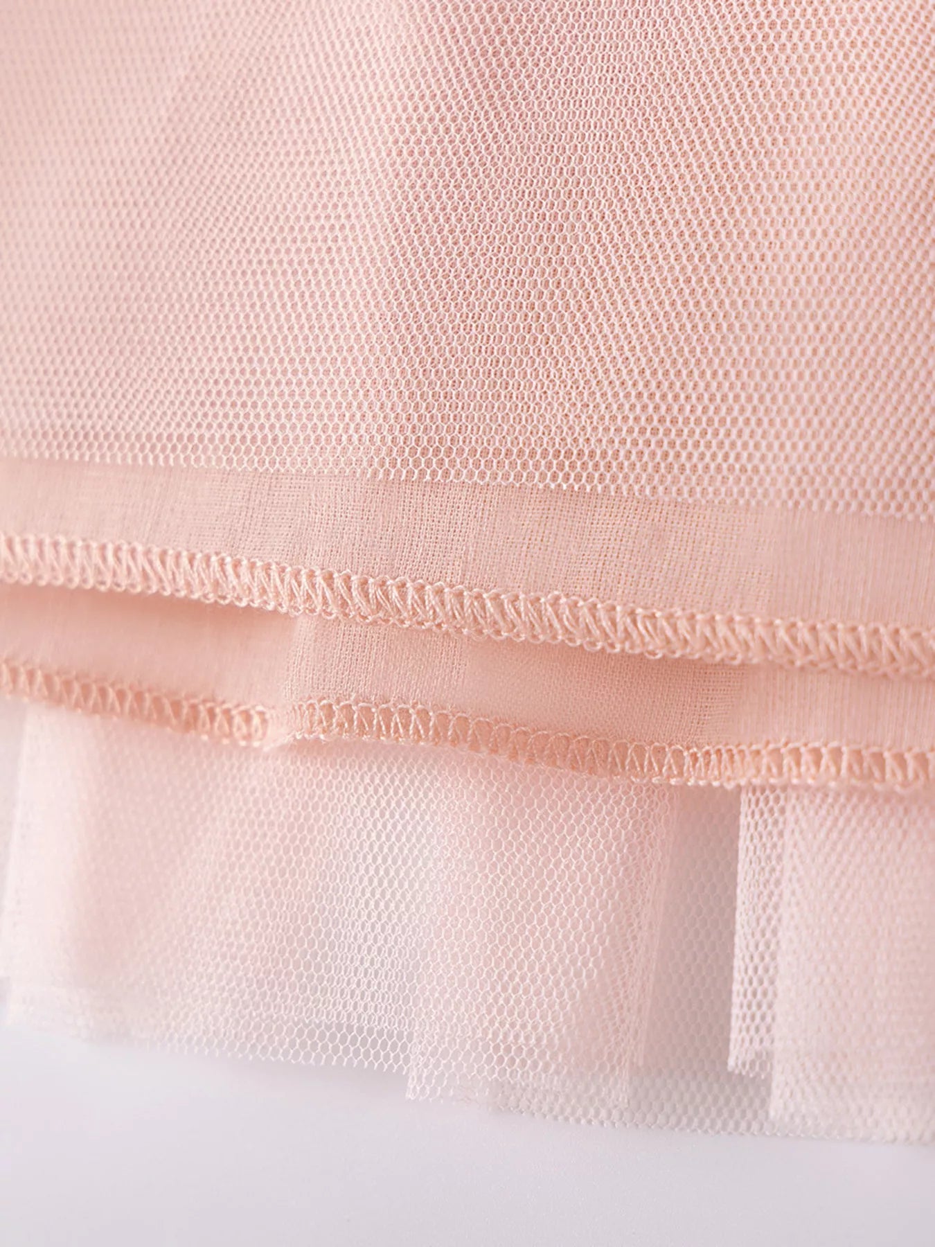 Children's Ruffled Sleeve Tulle Dress - Farnelli