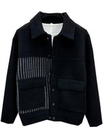 Men's Plus Size Button Up Long Sleeve Jacket - Farnelli