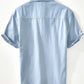 Men's Button Up Short Sleeve Shirt - Farnelli