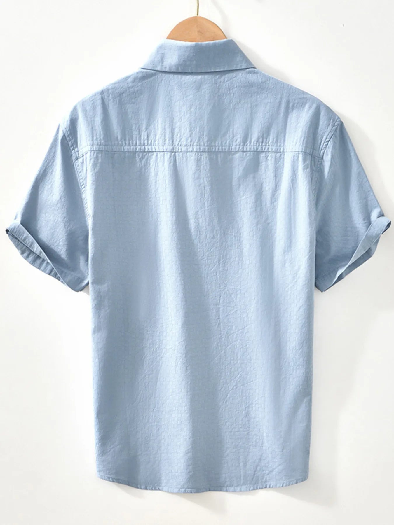 Men's Button Up Short Sleeve Shirt - Farnelli