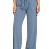 Zenana Ribbed Drawstring Lounge Pants - DUSTY BLUE